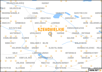map of Szewo Wielkie