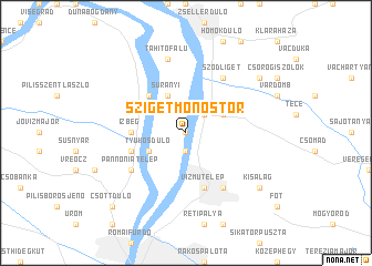 map of Szigetmonostor