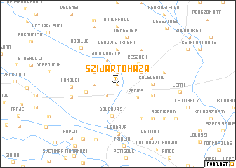 map of Szijártóháza