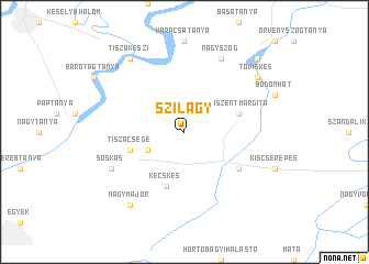map of Szilágy