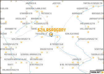 map of Szilaspogony