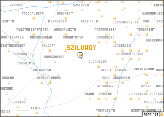 map of Szilvágy