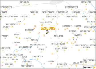 map of Szilvás