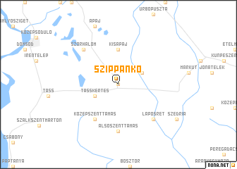 map of Szippankó