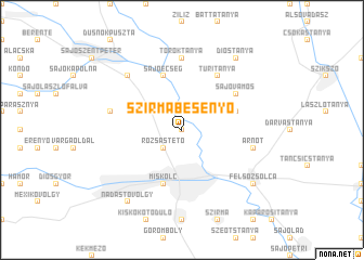 map of Szirmabesenyő