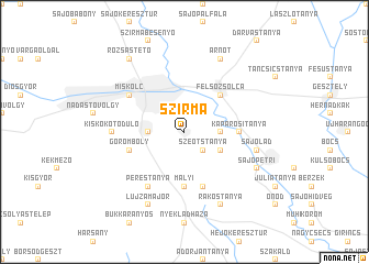 map of Szirma