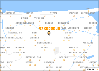 map of Szkarpawa