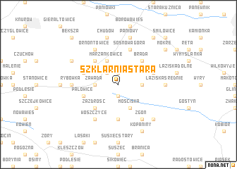 map of Szklarnia Stara