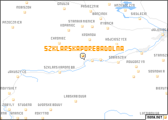 map of Szklarska Poręba Dolna