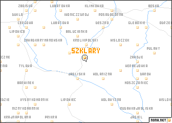 map of Szklary