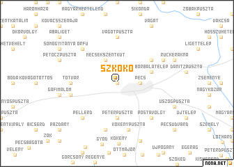 map of Szkókó