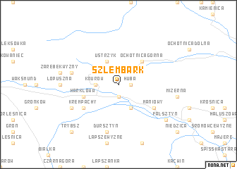 map of Szlembark