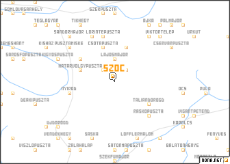 map of Szőc