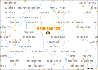 map of Szőkedencs