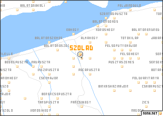 map of Szólád