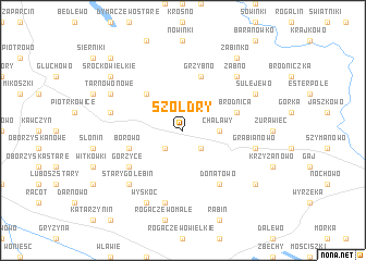 map of Szołdry