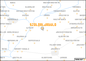 map of Szőlőaljadůlő