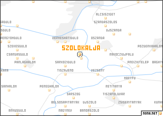 map of Szőlőkalja