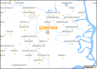 map of Szomfova