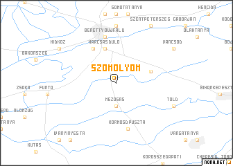 map of Szomolyom