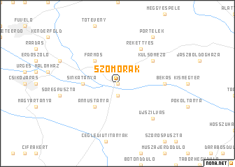 map of Szomorák