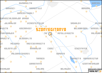 map of Szőnyegitanya