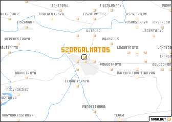 map of Szorgalmatos