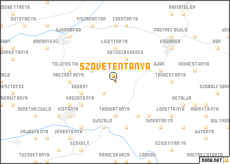 map of Szövetentanya