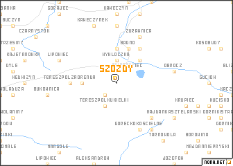 map of Szozdy