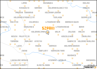 map of Szpaki