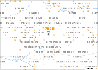 map of Szpaki