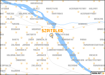 map of Szpitalka