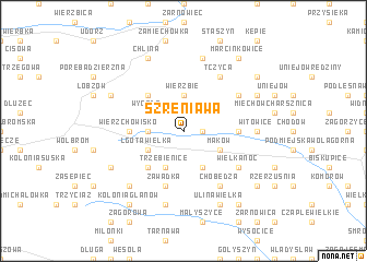 map of Szreniawa