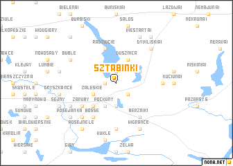 map of Sztabinki