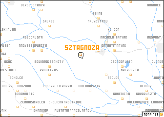 map of Sztagnoza