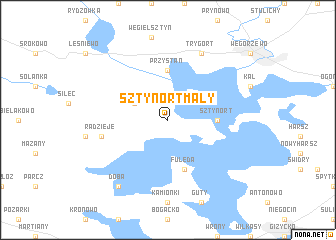 map of Sztynort Mały