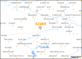 map of Szubin