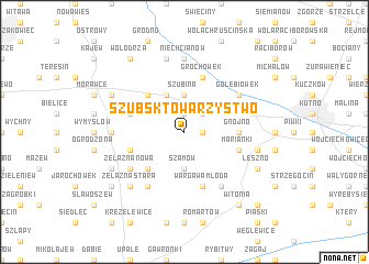 map of Szubsk Towarzystwo