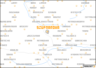 map of Szufnarowa