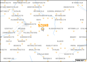 map of Szuha