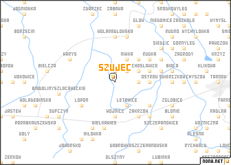 map of Szujec