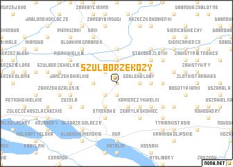 map of Szulborze Kozy