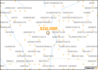 map of Szulimán