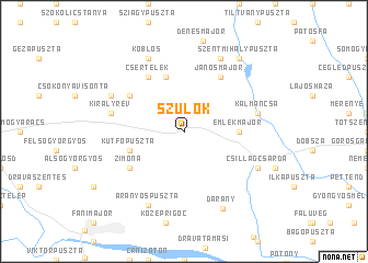 map of Szulok