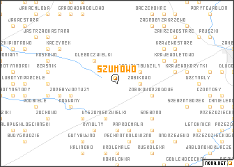 map of Szumowo