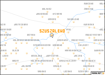 map of Szuszalewo