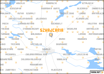 map of Szwajcaria