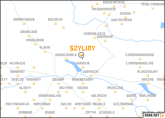 map of Szyliny