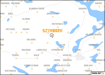 map of Szymbark