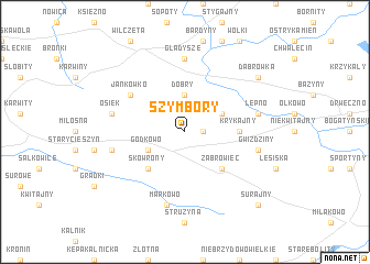 map of Szymbory